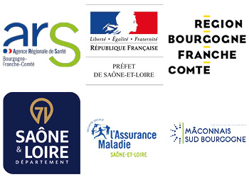 logos partenaires sante petr maconnais