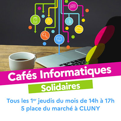 Cafés Informatique Solidaires du Clunisois