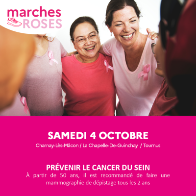 Octobre Rose - Marchons ensemble ! 